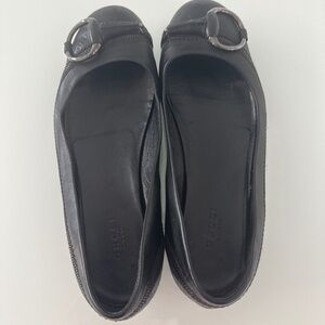 Gucci flats size seven black